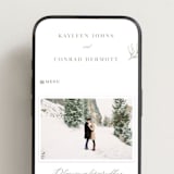 "creme au beurre" - Wedding Website in Moss by chocomocacino - Mobile Layout