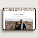 "Disney's Mickey Mouse Tropical Frame" - Wedding Website in Earth by Shiny Penny Studio - Desktop Design