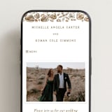 "Disney's Mickey Mouse Tropical Frame" - Wedding Website in Earth by Shiny Penny Studio - Mobile Layout