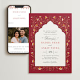 "Jaipur" - Wedding Website in Ruby by Mansi Verma - Match Your Stationery