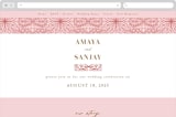 "AMAYA" - Wedding Website in Blush by Kanika Mathur - Desktop Design