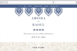 "Calcutta Stamp" - Wedding Website in Azure by Oma N. Ramkhelawan - Desktop Design