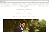 "Extravagant" - Wedding Website in Natural by Jessie Steury - Desktop Design