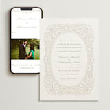 "Extravagant" - Wedding Website in Natural by Jessie Steury - Match Your Stationery