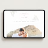 "Sunset by the Sea" - Wedding Website in Ombre by lulu and isabelle - Desktop Design