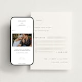 "Connected" - Wedding Website in Snow by Kelsey Mucci - Match Your Stationery