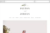 "Adorned Ampersand" - Wedding Website in Cotton by Jennifer Postorino - Desktop Design