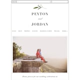 "Adorned Ampersand" - Wedding Website in Cotton by Jennifer Postorino - Guest Management