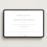 "Be With You" - Wedding Website in French by Design Lotus - Desktop Design