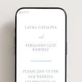 "Be With You" - Wedding Website in French by Design Lotus - Mobile Layout