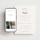 "Be With You" - Wedding Website in French by Design Lotus - Match Your Stationery