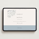 "Magnolias" - Wedding Website in Sky by Sabrin Deirani - Desktop Design