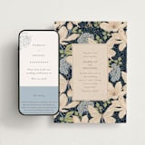 "Magnolias" - Wedding Website in Sky by Sabrin Deirani - Match Your Stationery