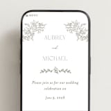 "Cottonwood" - Wedding Website in Ravello by Anne Ciotola - Mobile Layout