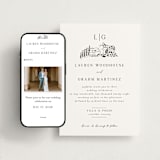 "Countryside Villa" - Wedding Website in Noir by Shiny Penny Studio - Match Your Stationery