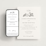"Countryside Villa" - Wedding Website in Noir by Shiny Penny Studio - Match Your Stationery