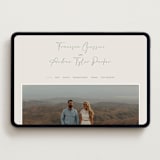 "Miniature Mountainscape" - Wedding Website in Summer by Petra Kern - Desktop Design