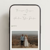 "Miniature Mountainscape" - Wedding Website in Summer by Petra Kern - Mobile Layout