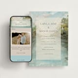 "Reflections" - Wedding Website in Lake by Lindsay Megahed - Match Your Stationery