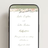 "Charlotte" - Wedding Website in Petal by Jenna Holcomb - Mobile Layout