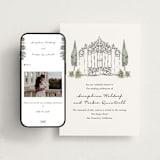 "Hand illustrated Garden Gate" - Wedding Website in Forest by Jackie Crawford - Match Your Stationery