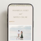 "Juliet" - Wedding Website in Autumn by Ashlee Townsend - Mobile Layout
