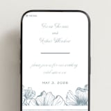 "Wreath In Bloom" - Wedding Website in Lake by Leah Bisch - Mobile Layout
