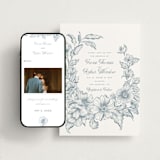 "Wreath In Bloom" - Wedding Website in Lake by Leah Bisch - Match Your Stationery