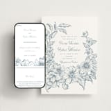 "Wreath In Bloom" - Wedding Website in Lake by Leah Bisch - Match Your Stationery