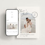 "Merge" - Wedding Website in Cloud by Pixel and Hank - Match Your Stationery