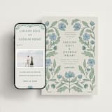 "Botanical" - Wedding Website in Garden by Kelly Watkins - Match Your Stationery