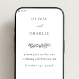 "Floral Cascade" - Wedding Website in Alpine by Pixel and Hank - Mobile Layout