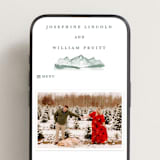 "Mountain Ridge" - Wedding Website in Pine by Amy Kross - Mobile Layout