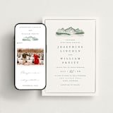 "Mountain Ridge" - Wedding Website in Pine by Amy Kross - Match Your Stationery