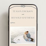 "nautical nuptials" - Wedding Website in Sea Breeze by Rebecca Durflinger - Mobile Layout