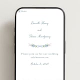 "Vineyard Love" - Wedding Website in Summer by Petra Kern - Mobile Layout