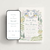 "Vineyard Love" - Wedding Website in Summer by Petra Kern - Match Your Stationery