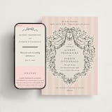 "Hand Illustrated Crest" - Wedding Website in Peony by Jackie Crawford - Match Your Stationery