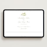"Avalon" - Wedding Website in Chiffon by Everett Paper Goods - Desktop Design