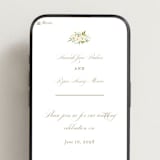 "Avalon" - Wedding Website in Chiffon by Everett Paper Goods - Mobile Layout