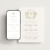 "Avalon" - Wedding Website in Chiffon by Everett Paper Goods - Match Your Stationery