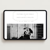 "Wistful" - Wedding Website in Mist by Everett Paper Goods - Desktop Design