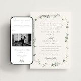 "Wistful" - Wedding Website in Mist by Everett Paper Goods - Match Your Stationery