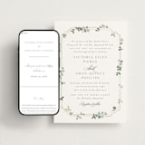 "Wistful" - Wedding Website in Mist by Everett Paper Goods - Match Your Stationery