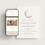 "Daphne" - Wedding Website in Sepia by Itsy Belle Studio - Match Your Stationery