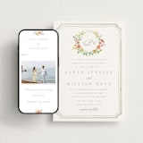 "Chelsea" - Wedding Website in Hibibscus by Everett Paper Goods - Match Your Stationery