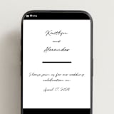 "Photograph Scribble" - Wedding Website in Cloud by Adelyn T. - Mobile Layout