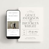 "Grand Scale" - Wedding Website in Caviar by Olivia Raufman - Match Your Stationery