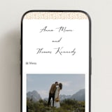 "Southern Soul" - Wedding Website in Cloudy by Sherley Ferreira - Mobile Layout
