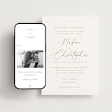 "spiku" - Wedding Website in Pearl by chocomocacino - Match Your Stationery
